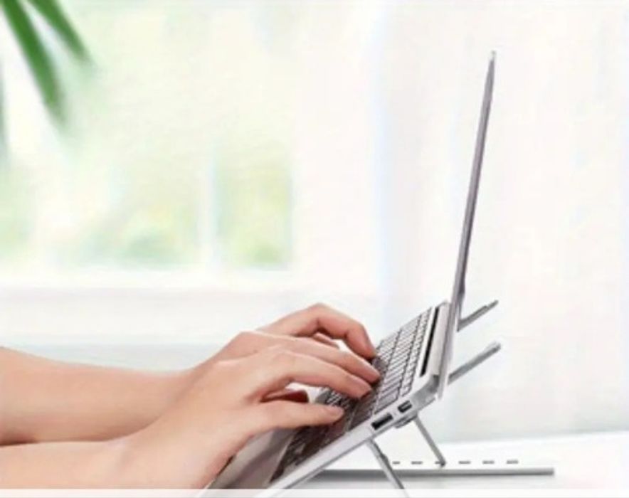 Suport stand universal aluminiu  pentru: laptop/tabletă/telefon/tastat