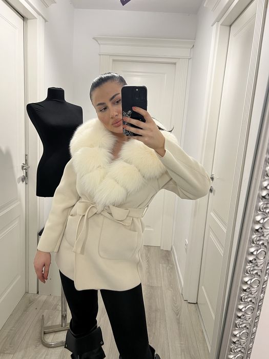 Palton/pardesiu blana naturala