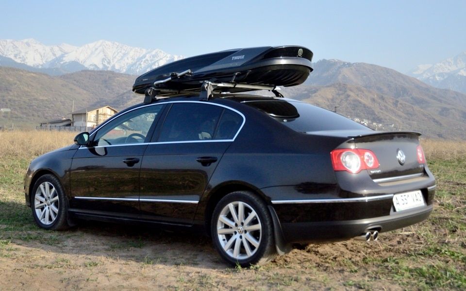 VW Passat B6 B7 Багажник за покрив (напречни греди, релси, рейлинг)
