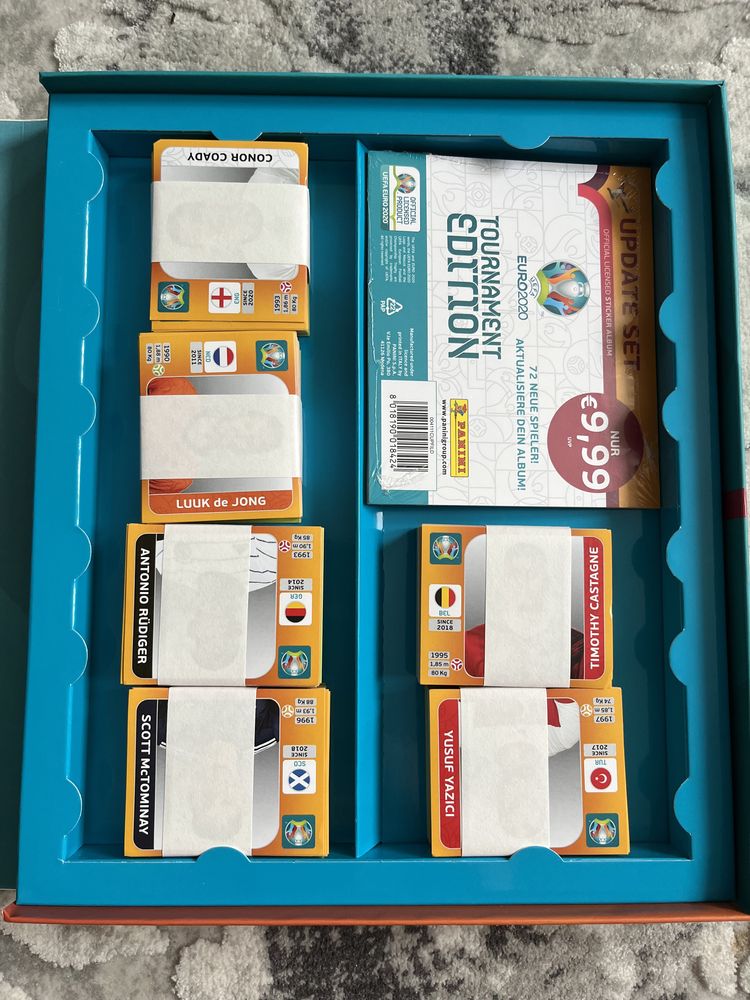 Panini Euro 2020 Tournament Edition Set complet + update CURIER INCLUS