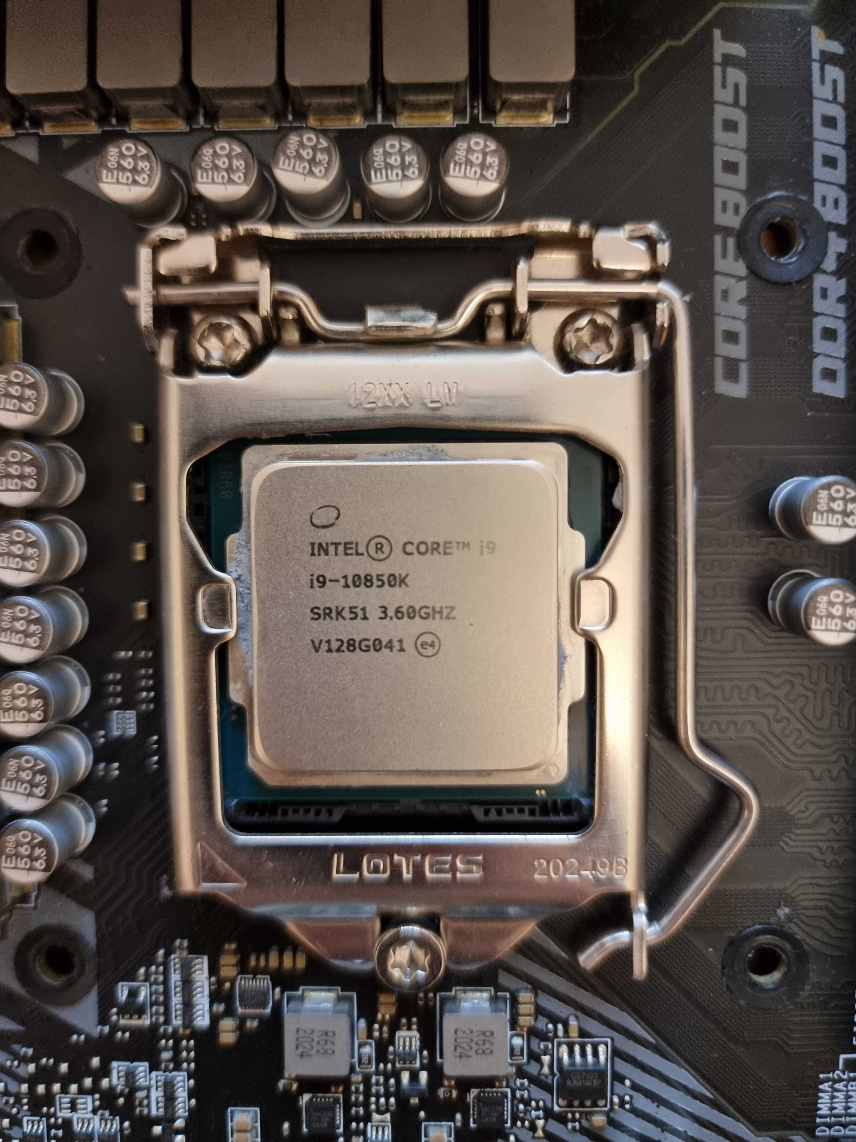 Intel i9 10850K(10900K)+Placa baza MSI Z490-A PRO+32GB 4000 CL18 RGB