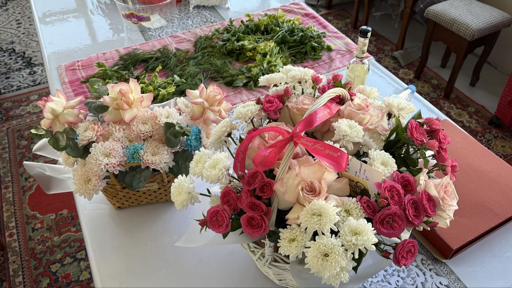 2 Букета цветов за 15.000тг