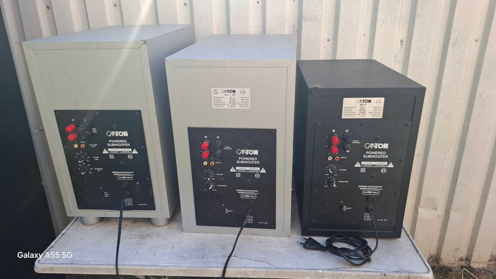 subwoofer amplificat 100w canton jbl bose