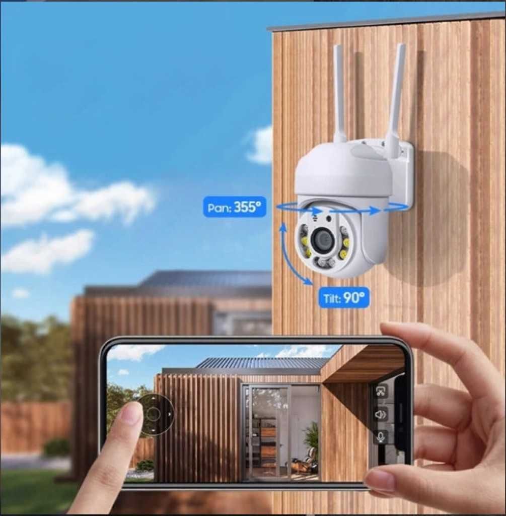 Wi Fi камера 1080P с връзка за PC, IOS, Android и нощен запис
