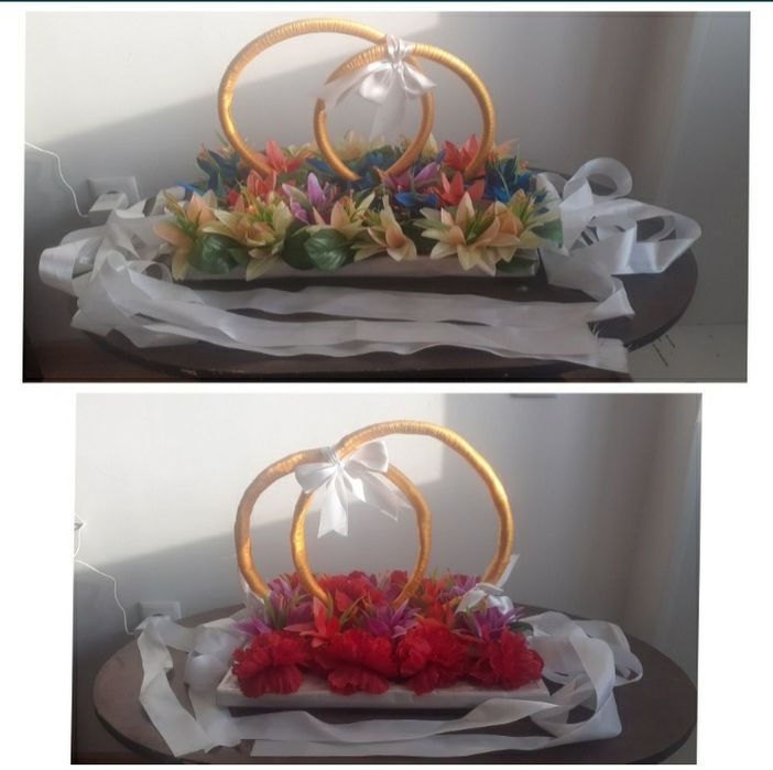 Свадебные украшения для автомобиля