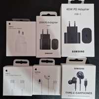 Incarcator, cabluri, Super Rapid Samsung casa/auto 25W/45W, Apple iPho
