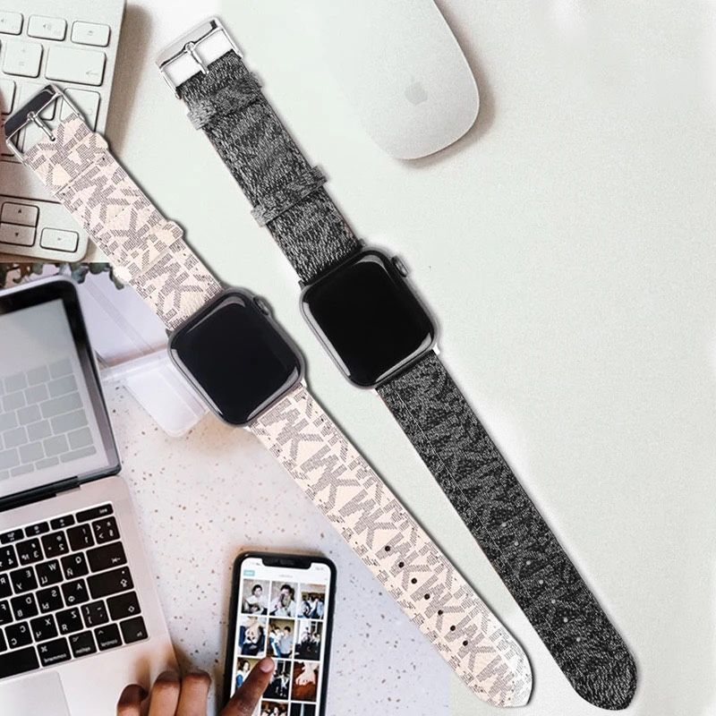 Каишки от ЕКО кожа заMichael Kors за Apple Watch Ultra/SE/10/9/8/7/6/5
