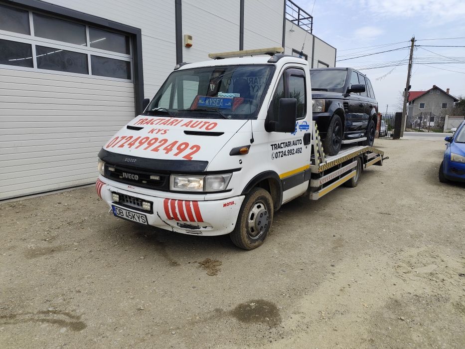 Tractări auto NON - STOP / platforma auto/ transport utilaje