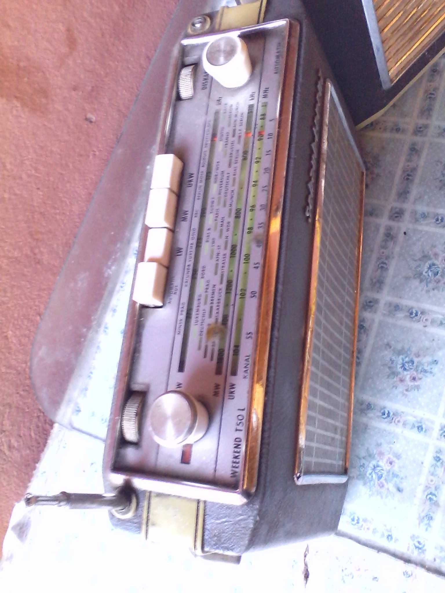 Radio  Schaub-Lorenz Touring T 60 si Weekend T 50 L pe tranzistori