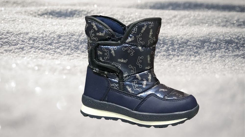 Детски апрески в черно и синьо-28/35-1067