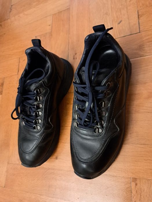 Pantofi casual bartati sneakers Bigotti din piele naturala, Italy