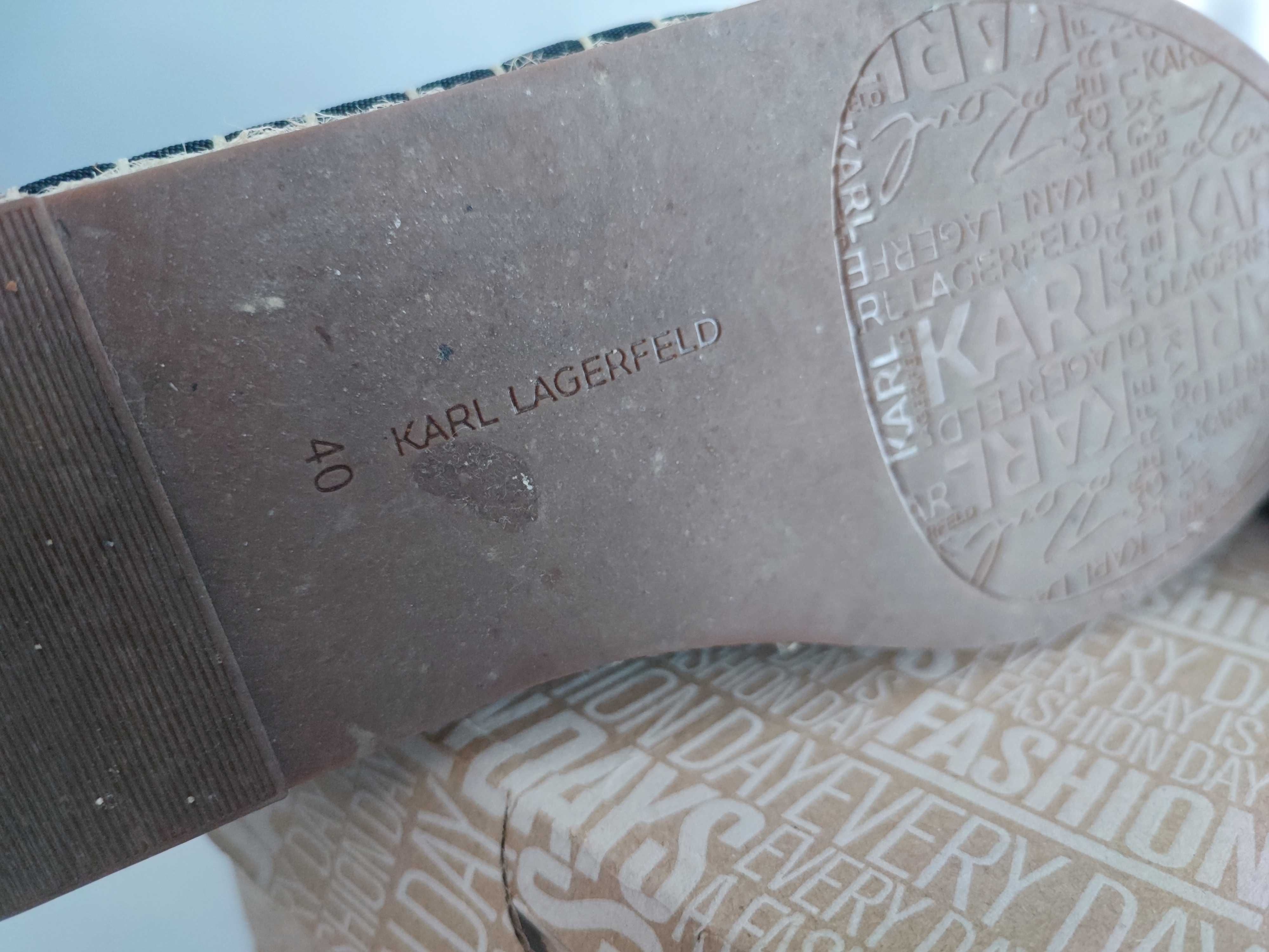 Expadrile Karl Lagerfeld, marimea 40.
