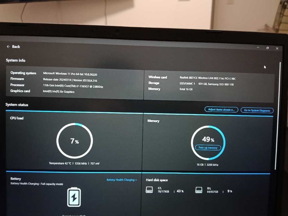 Laptop Asus VivoBook X515EA