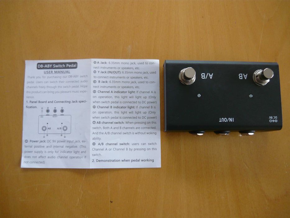 Footswitch Pedal   DB-ABY Switch Pedal