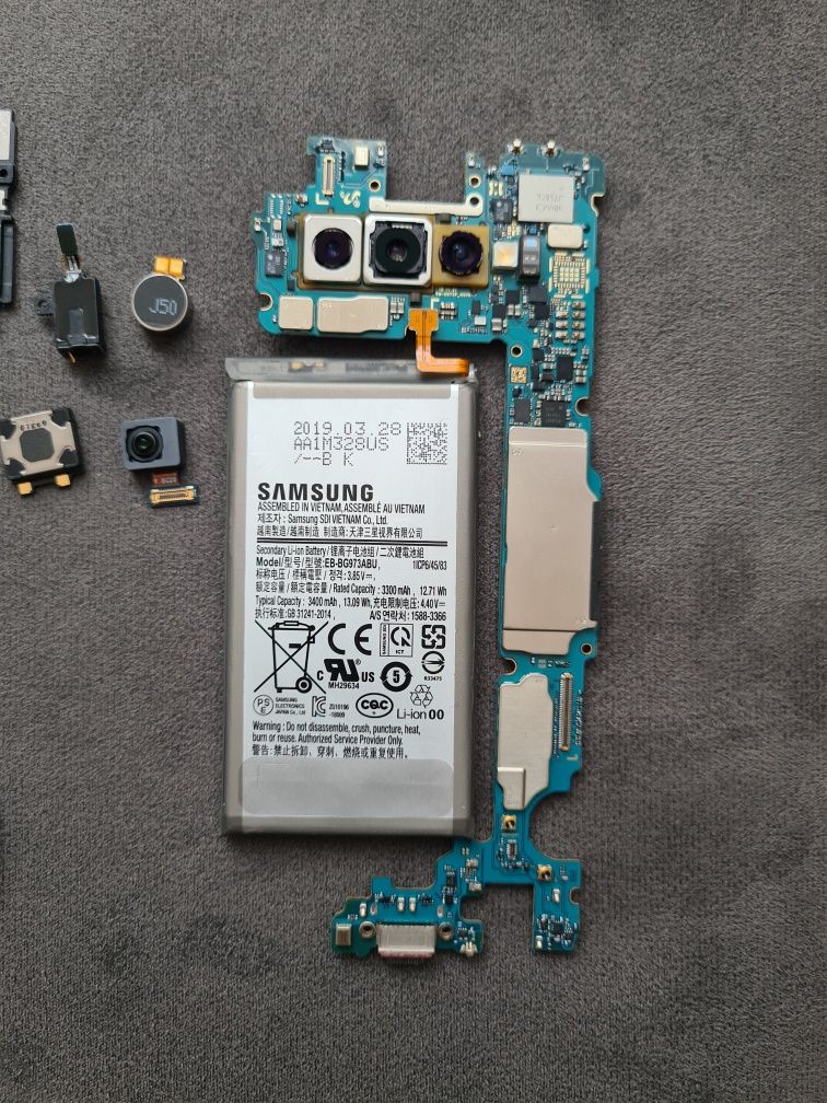 Piese Samsung S10 placa de baza , baterie , camera