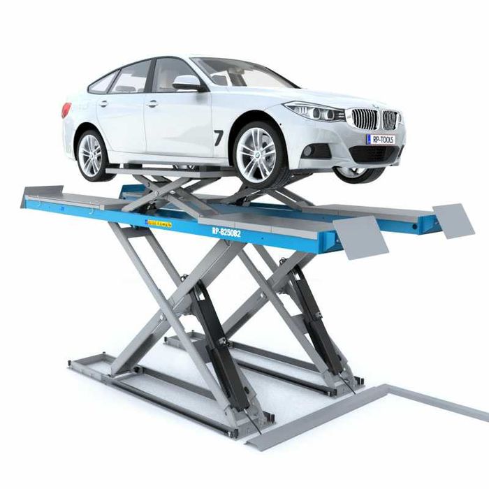 Elevator auto tip foarfecă pentru geometria roților L: 5000 mm