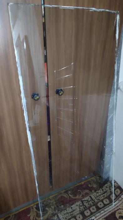 Стёкла разных размеров, жидкий битум