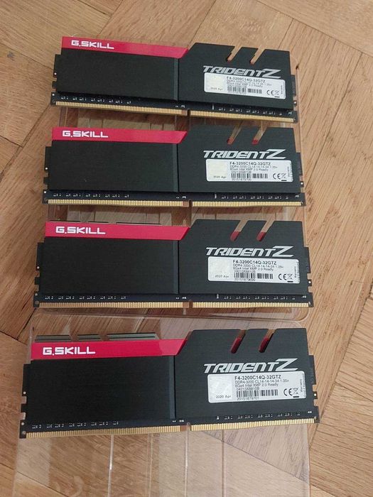 32GB DDR G.Skill TridentZ, 3200Mhz, CL14
