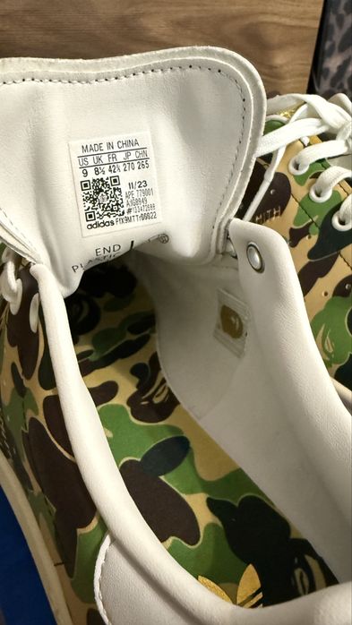 Adidas Stan Smith Bape ABC Camo