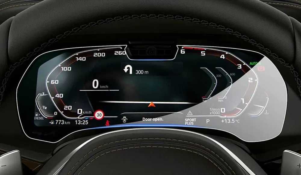 Folie Sticla Protectie Ecran Display Navigatie Ceasuri Bord BMW 3 5 7