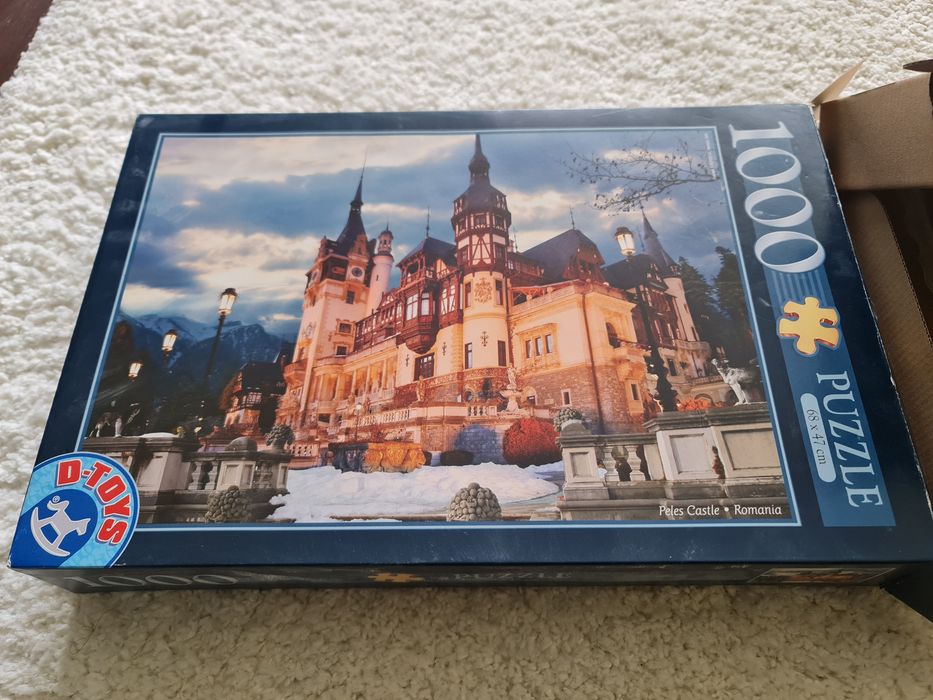 Puzzle 1000 piese Castelul Peles, D-Toys