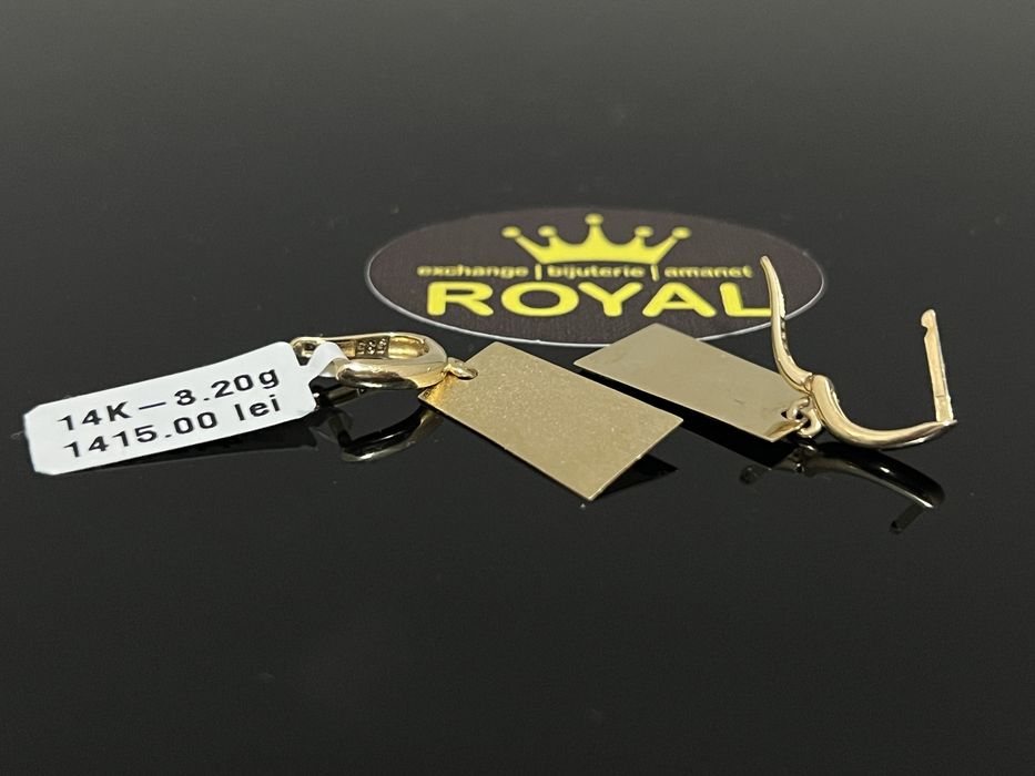 Bijuteria Royal CB : Cercei dama aur 14k 3,20 grame