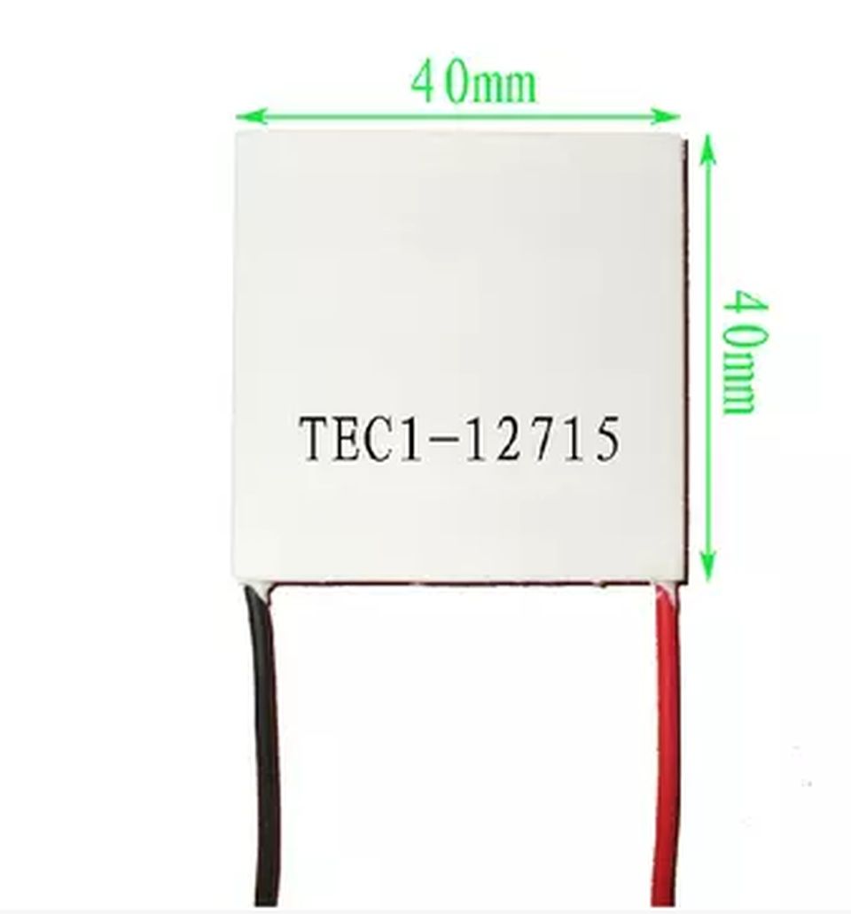 Елемент на Пелтие TEC1-12715 мощен охладител хл. чанта, диспенсър, CPU