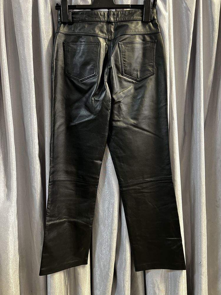Pantaloni moto piele