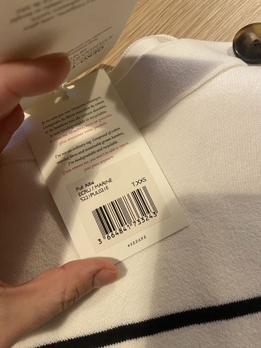 Pulover Sezane Alba, XXS (XS)