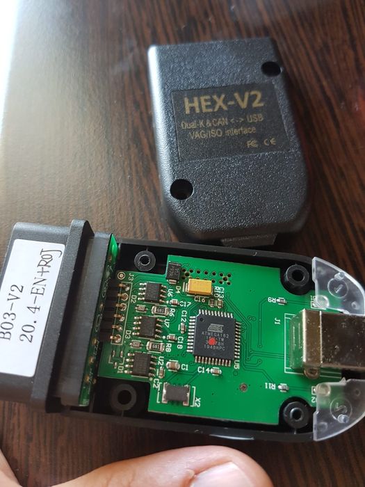 Tester auto VAG COM VCDS 23.11 HEX V2 procesor Atmega Lb Romana 2024