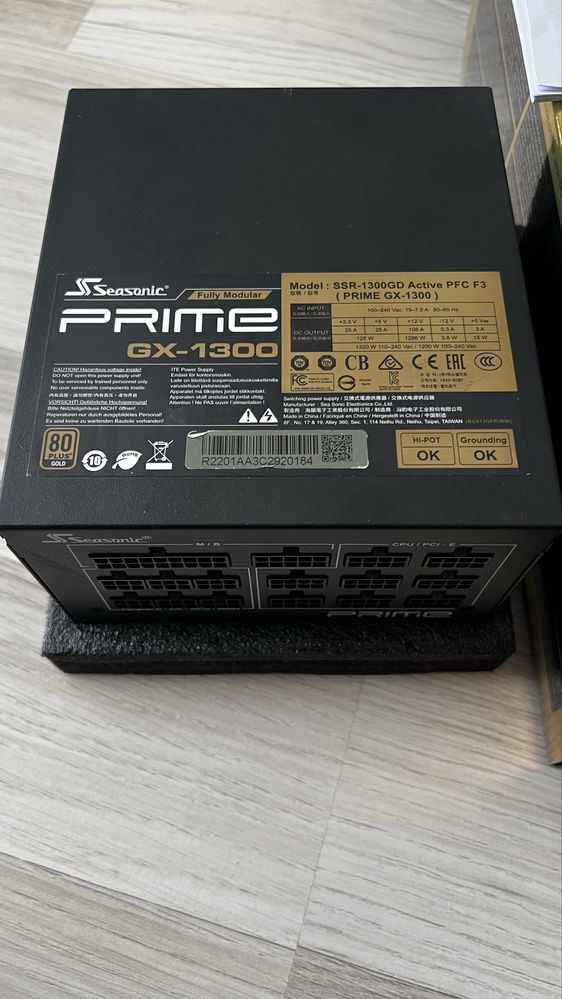 Sursa Seasonic Prime 1300w - garantie 2034