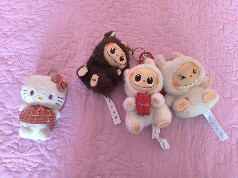 Плюшено Лабубу - 3 бр. + подарък