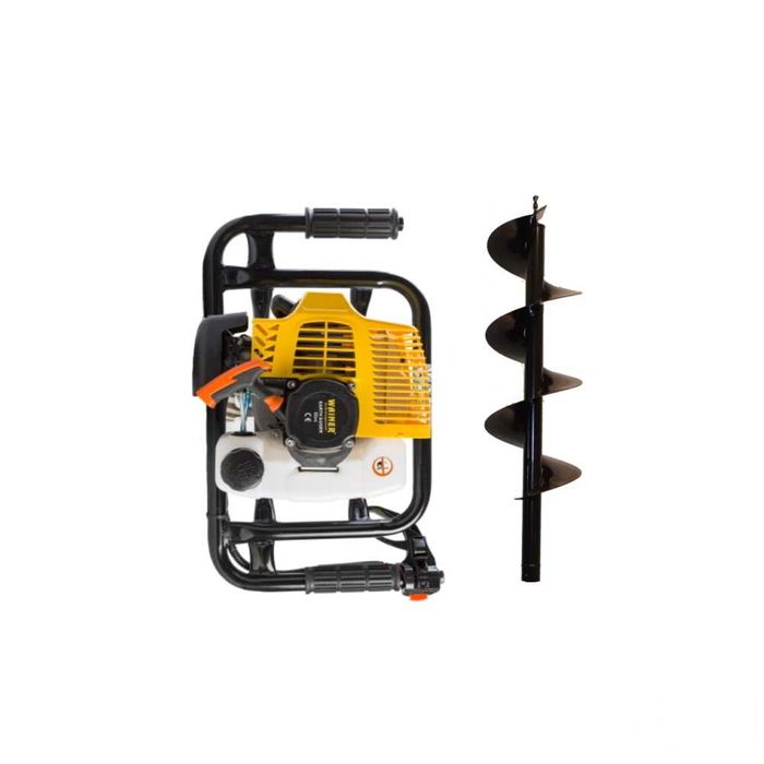 Motoburghiu pamant 73cc 8CP + burghiu 150 mm WAINER EA3