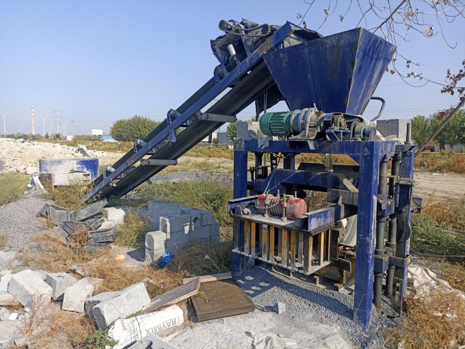 Шлакоблок станок  Shlakoblok stanok срочно сотилади