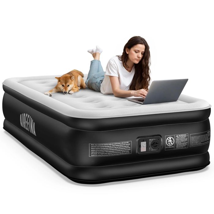 Saltea gonflabila pt 1 pers 46 cm inaltime!