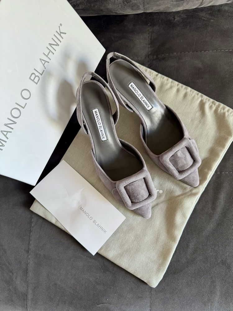 Pantofi Manolo Blahnik - marime 36,37/disponibil/premium full box