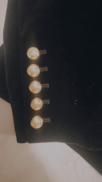 Sacou balmain h&m