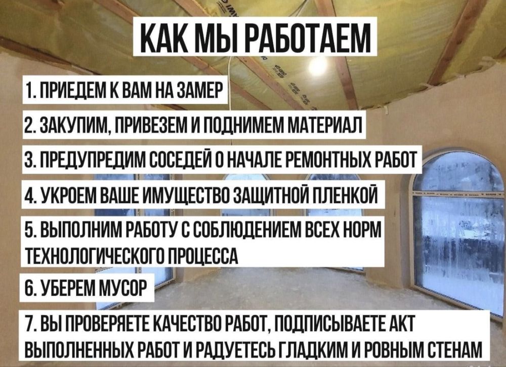 Машинная штукатурка
