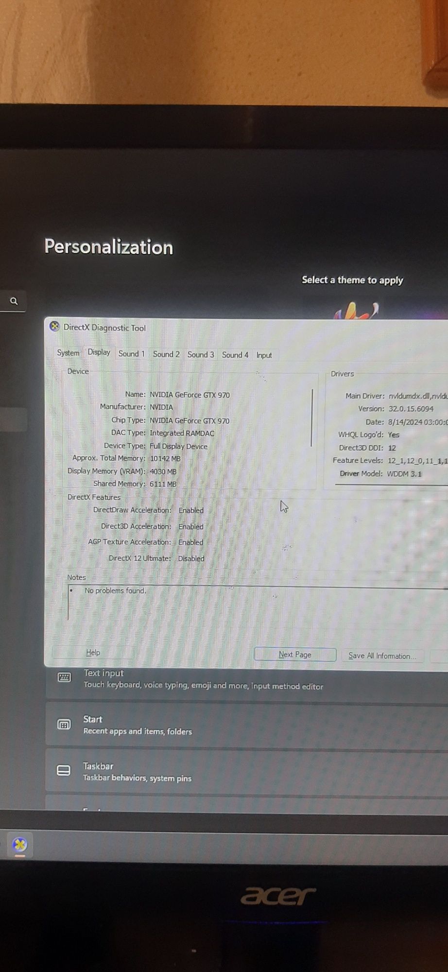 Nvidia geforce GTX970 4Gb dedicati
