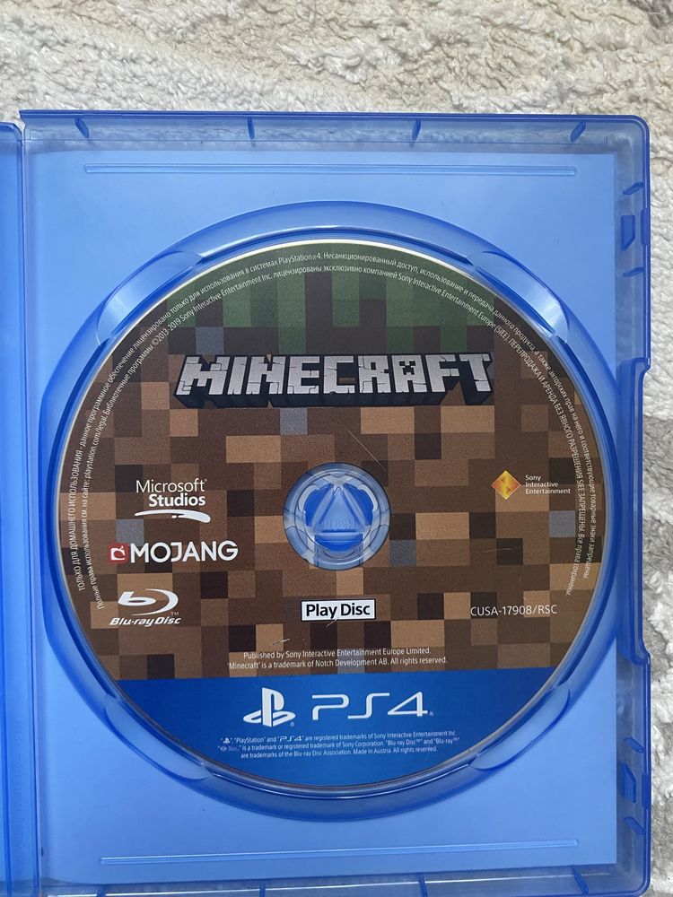 Диск для пс4 Minecraft