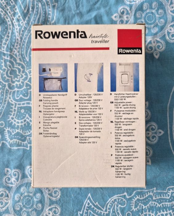 Vand uscator de par Rowenta de calatorie