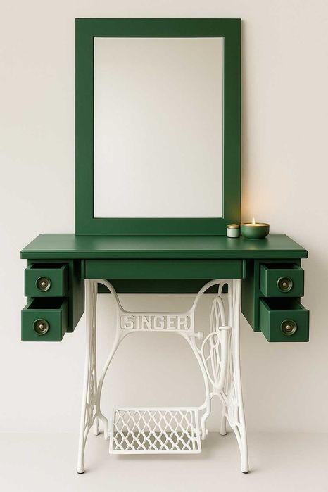 Дамски тоалетки с огледало SINGER