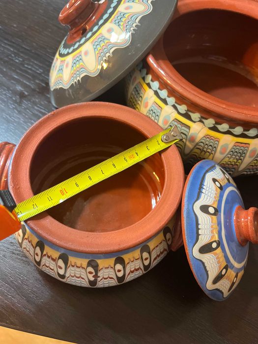 Set două oale din lut