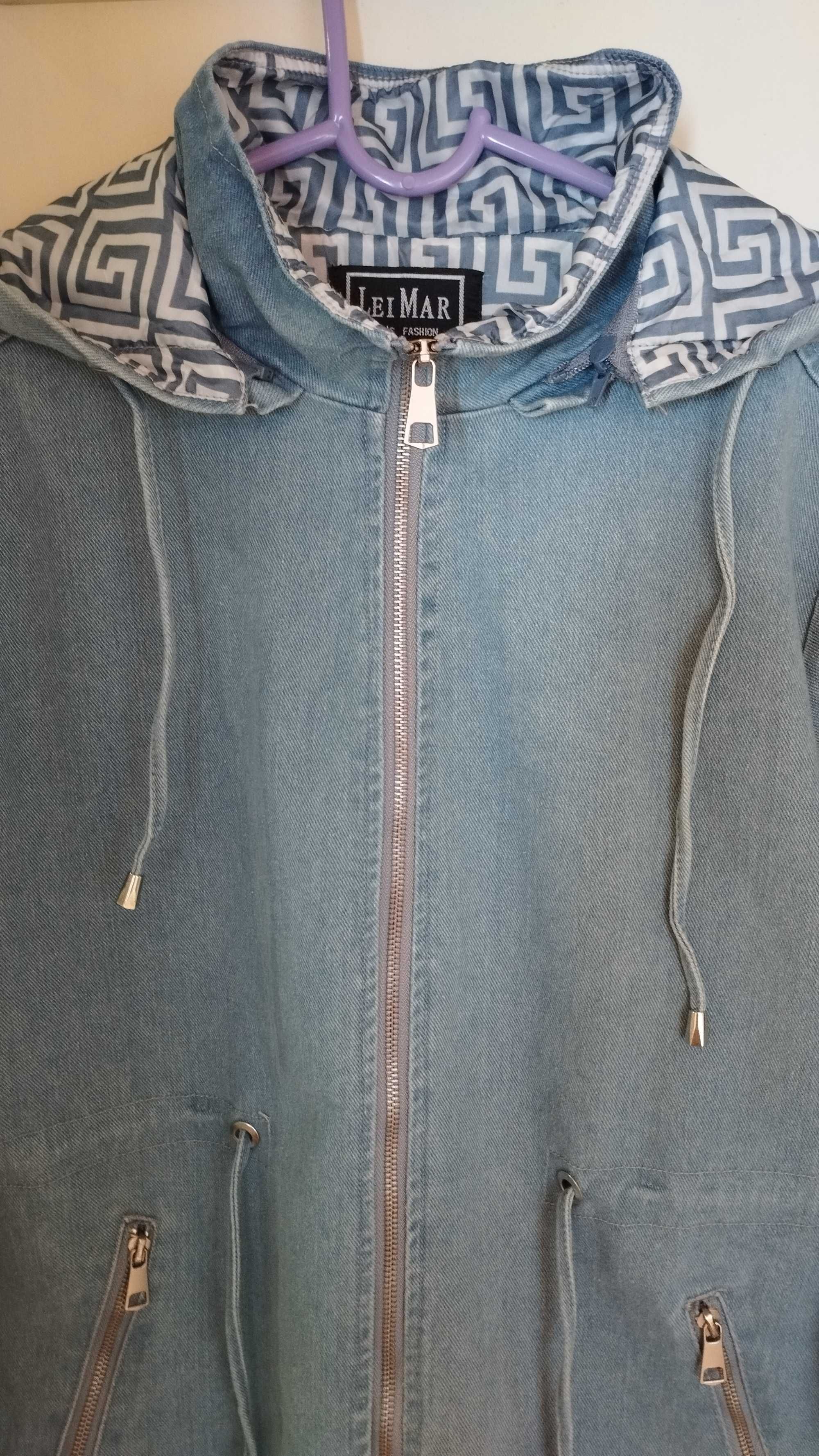 Дамско дънково яке, XL - 2 XL
