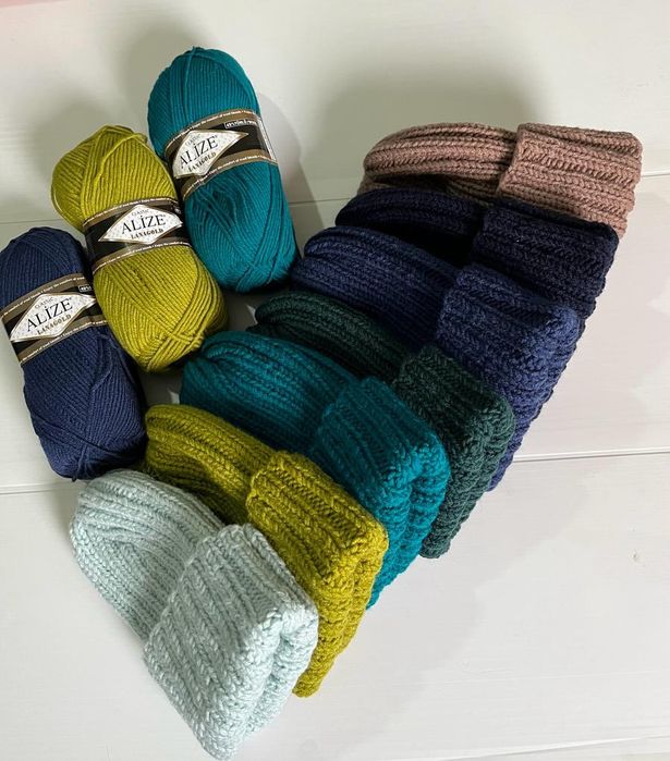 Вязание шапки зимние. Ручная работа.