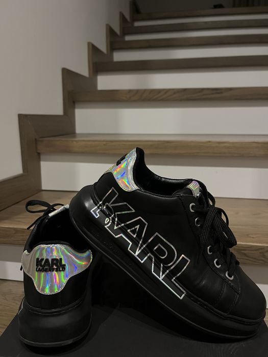 Кожени спортни обувки Karl Lagerfeld