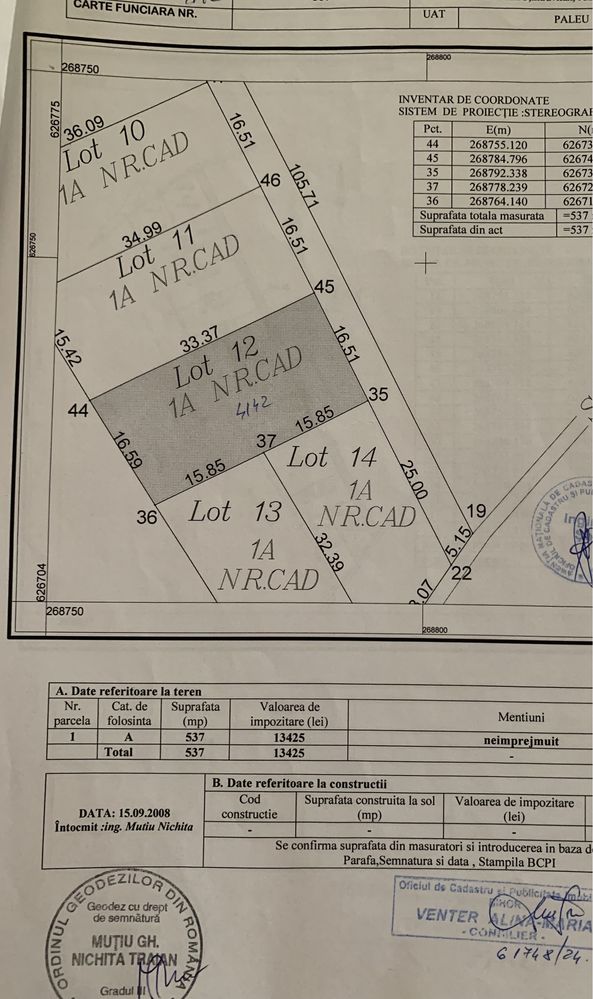 Ultimul loc de casa pe str Soimi-fosta ferma-50E/mp.