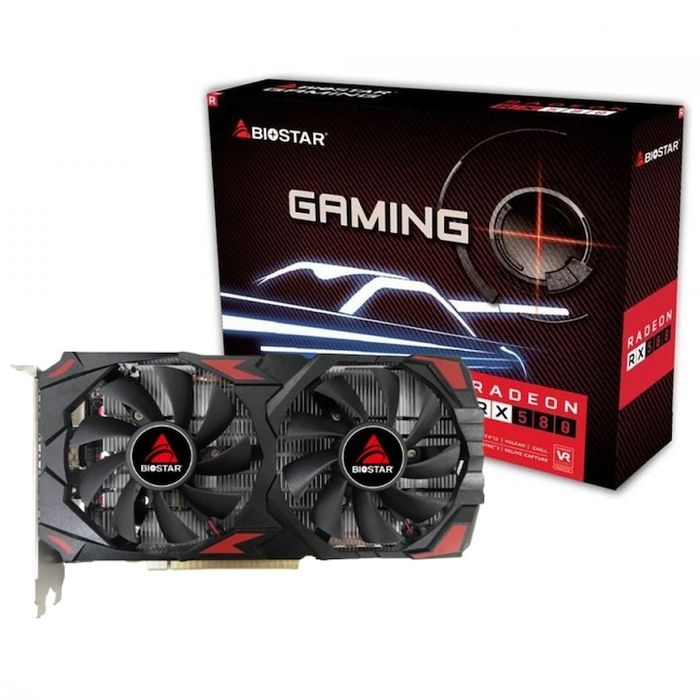Placa video Biostar Radeon RX 580 8GB GDDR5 256bit