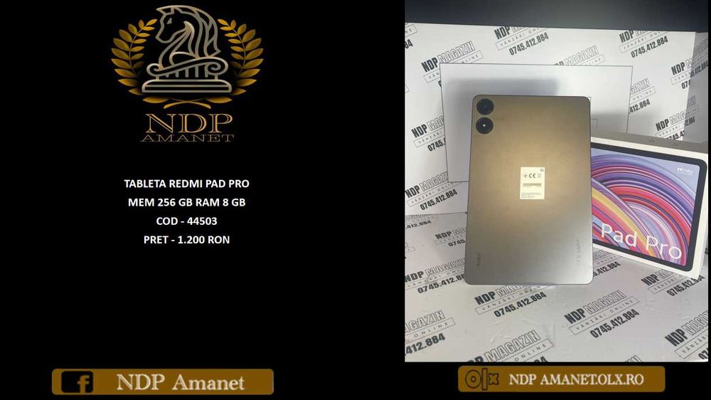 NDP Amanet NON-STOP Bld.Iuliu Maniu 69 TABLETA REDMI PAD PRO (44503)