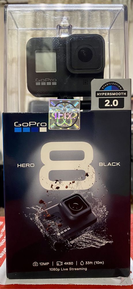 Gopro 8, hero 8 black, экшн камера, состояние близко к новому